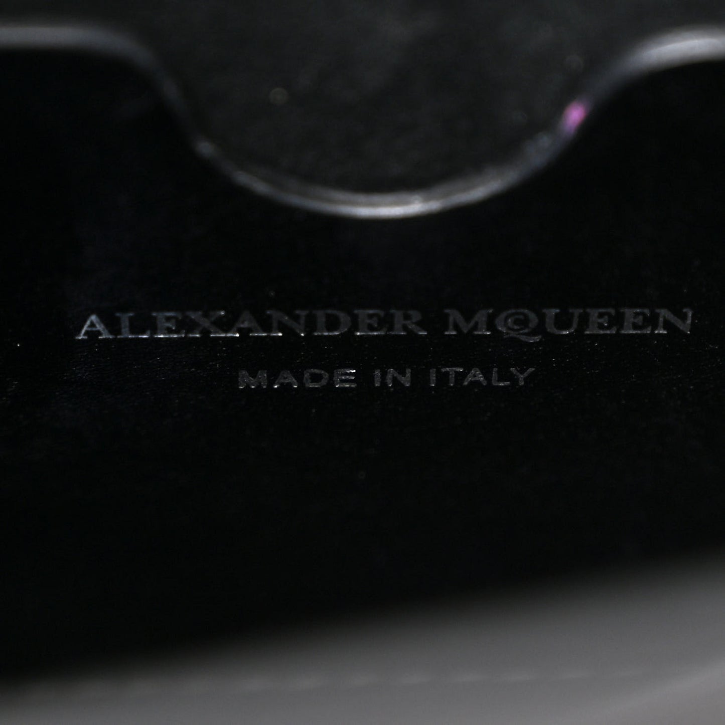 Calfskin Knuckle Shoulder Bag Black