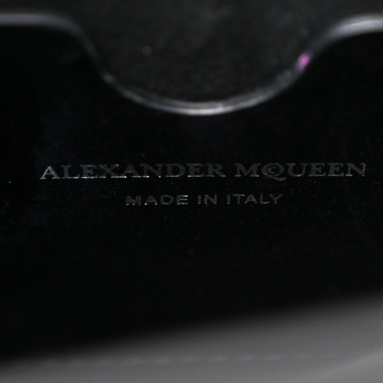 Alexander McQueen Calfskin Knuckle Shoulder Bag Black 6 of 12