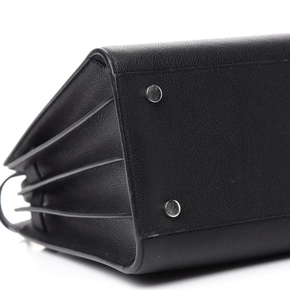 Saint Laurent Grained Calfskin Small Sac De Jour Black 6 of 13