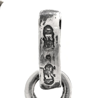 Chrome Hearts Sterling Silver Diamond Baby Fat Cross Pave Pendant 6 of 6