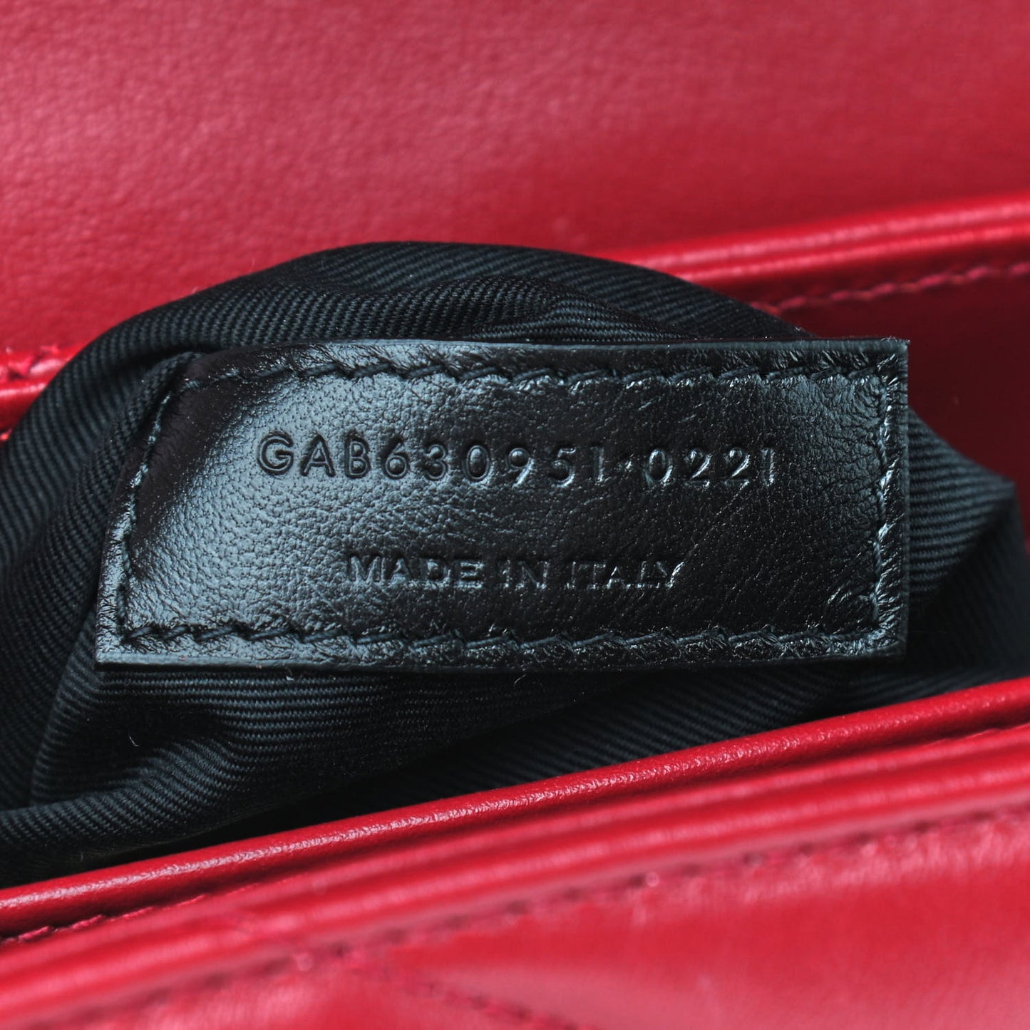 Calfskin Y Quilted Monogram Toy Loulou Crossbody Bag Opyum Red