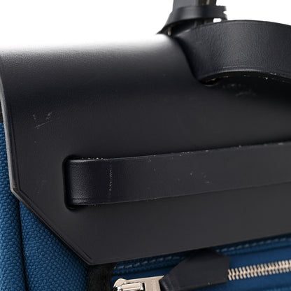 Hermes Toile Vache Hunter Herbag Zip Retourne 31 PM Black Blue De Malte 11 of 14