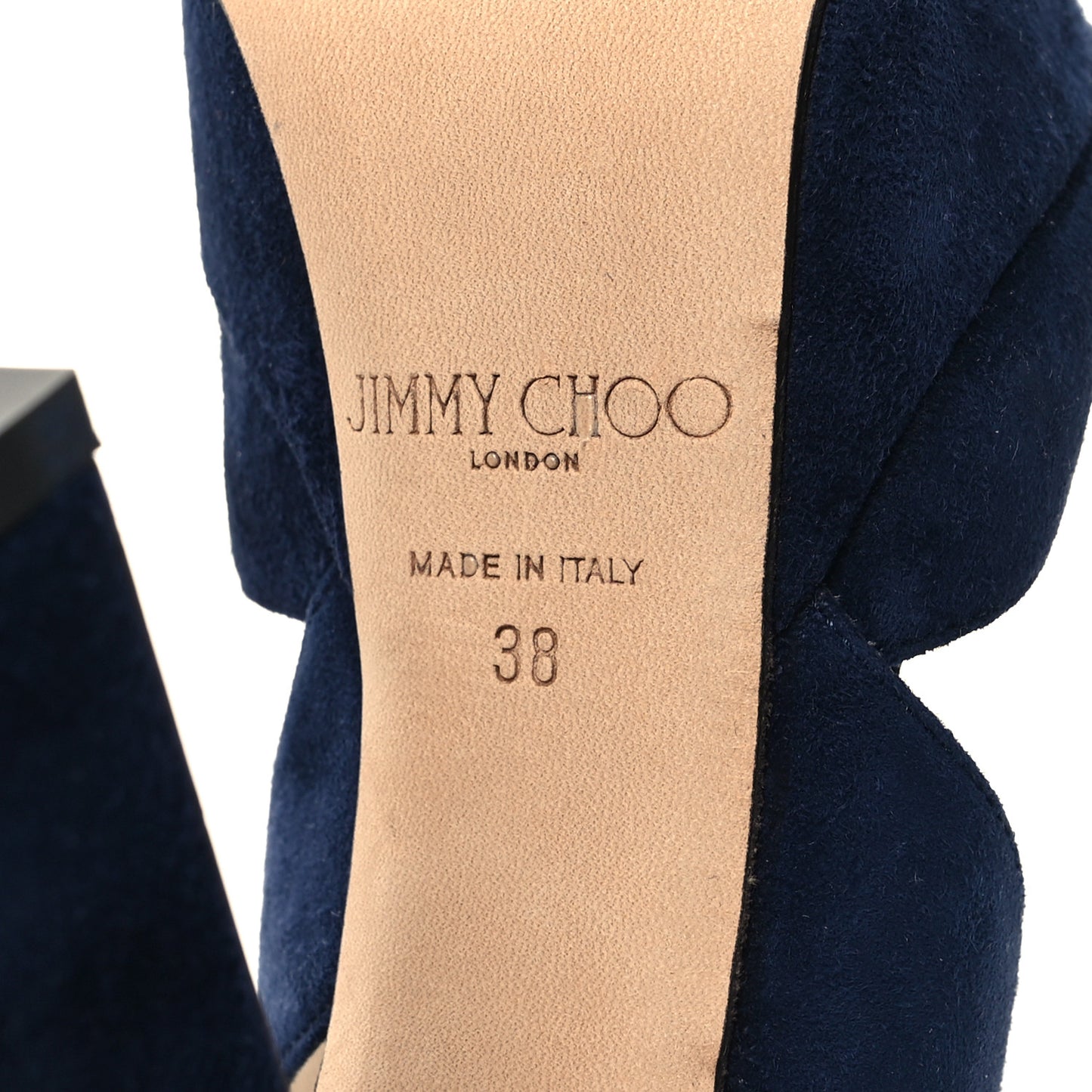 Suede April 120 Platform Sandals 38 Blu