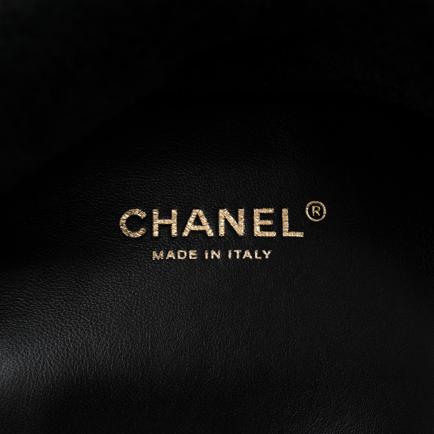 Chanel Lambskin Shearling Quilted CC Backpack Black 6 of 10