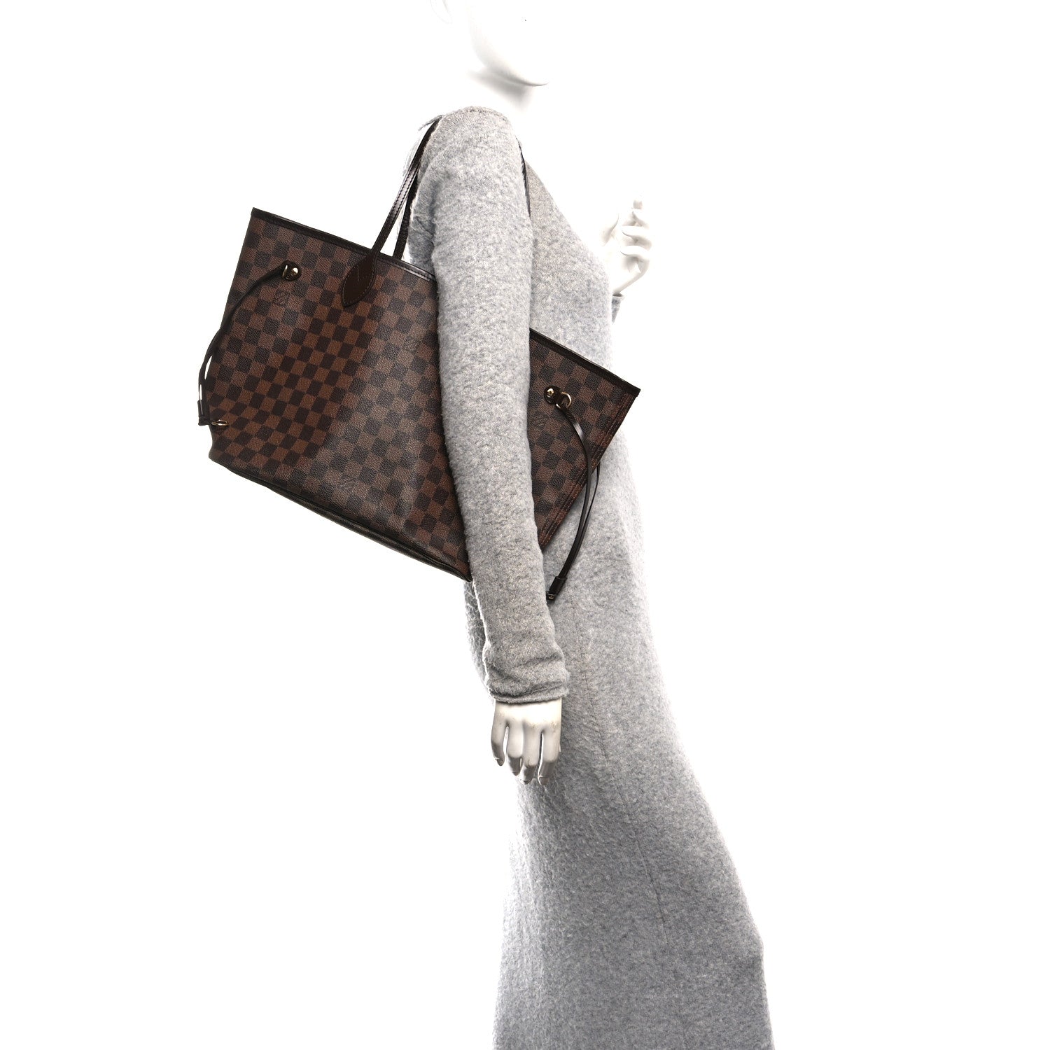 Louis Vuitton Damier Ebene Neverfull MM 2 of 10