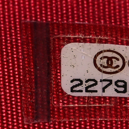 Chanel Lambskin Quilted Small Boy Zip Around Wallet Red 9 of 9