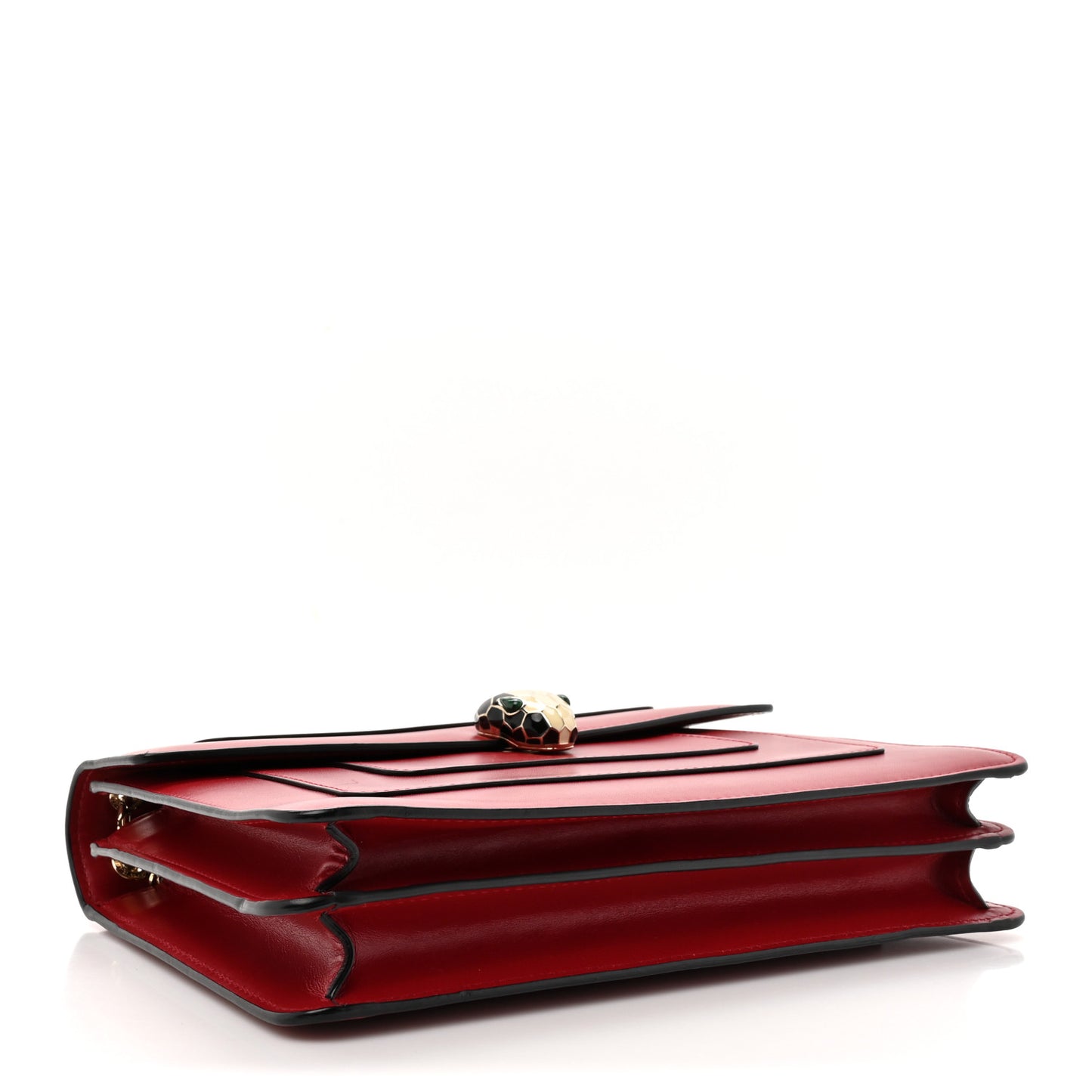 Calfskin Serpenti Forever Shoulder Bag Red