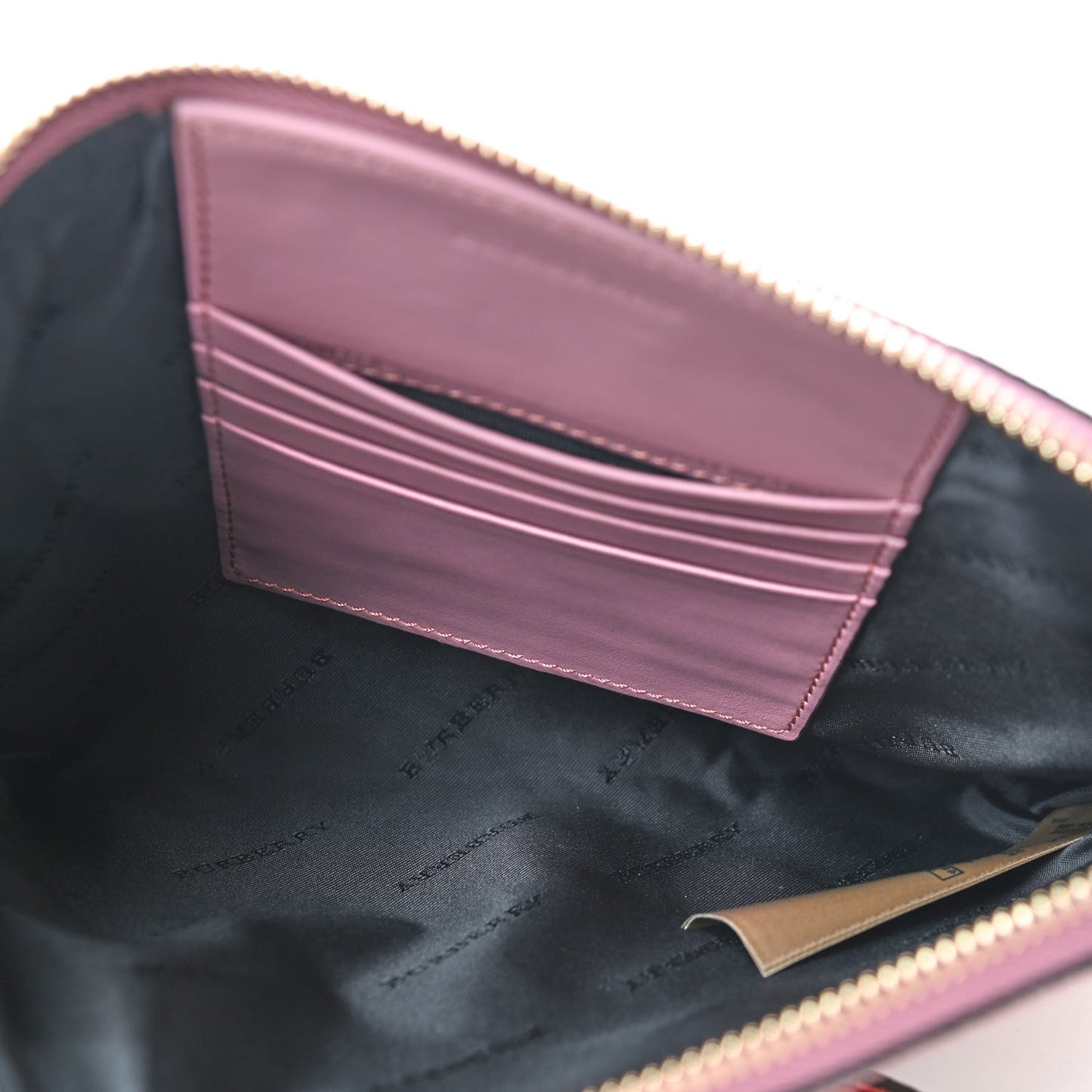Haymarket Check Peyton Crossbody Clutch Bag Dusty Pink