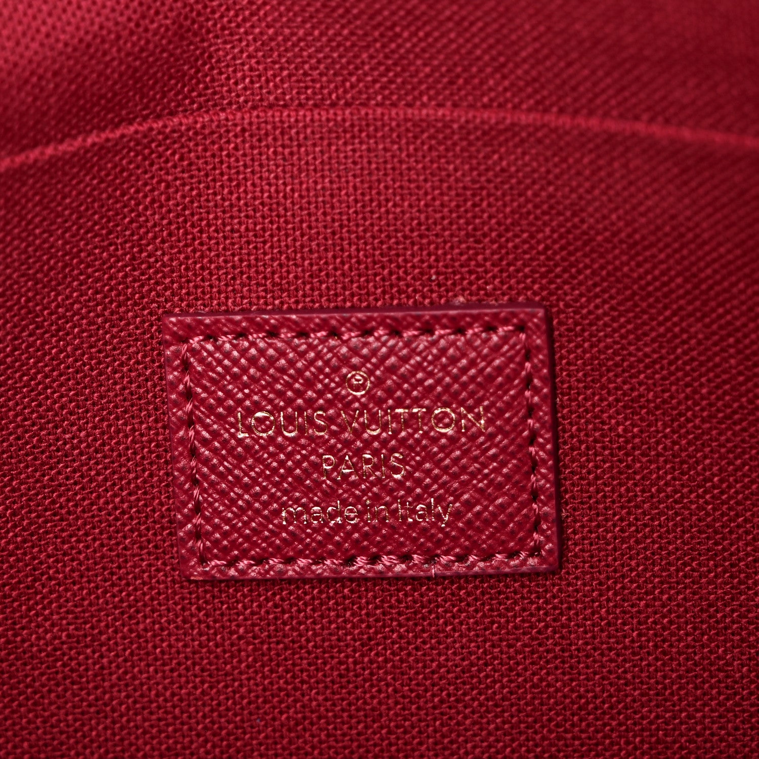 Louis Vuitton Monogram Pochette Felicie Chain Wallet Fuchsia 7 of 10
