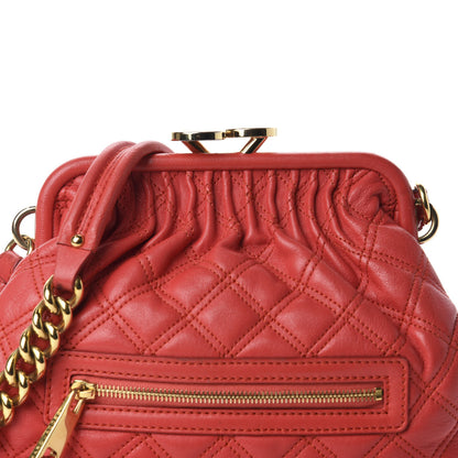 Marc Jacobs Calfskin Quilted Little Stam Red 10 of 10