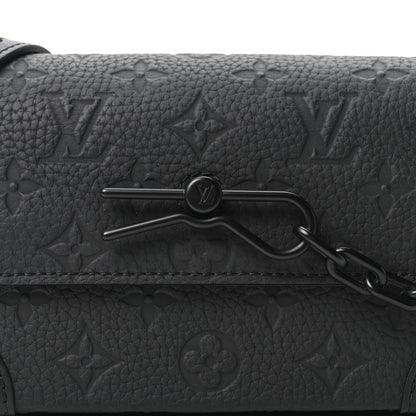 Louis Vuitton Taurillon Monogram Steamer Wearable Wallet Black 7 of 9