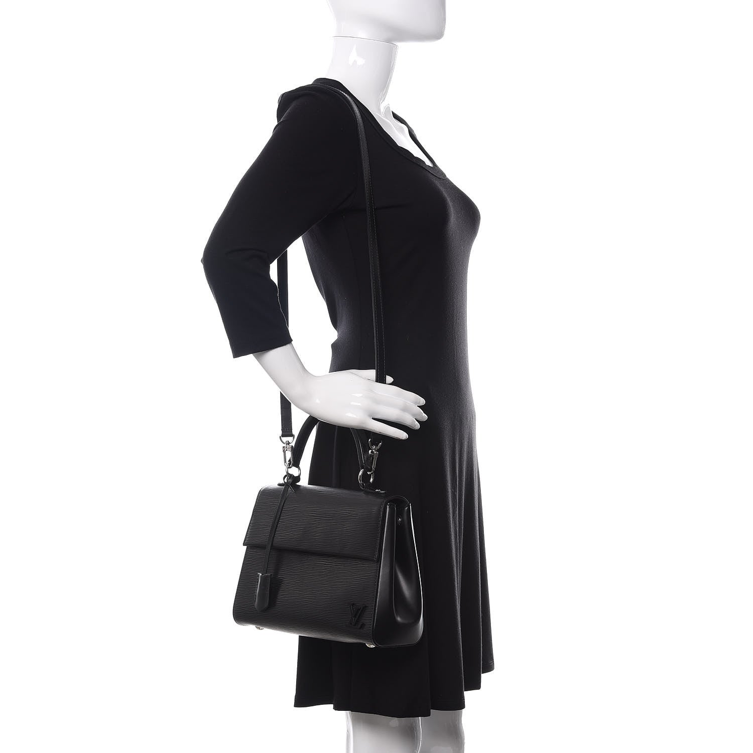 Louis Vuitton Epi Cluny BB Black 2 of 9