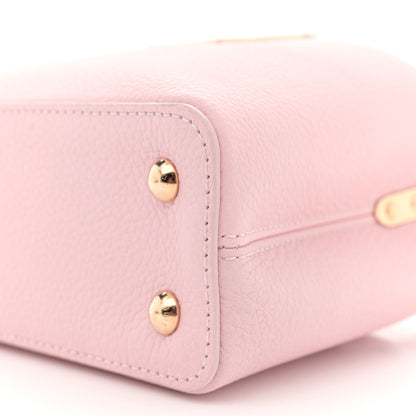Louis Vuitton Taurillon Marble Capucines Mini Pink 9 of 9