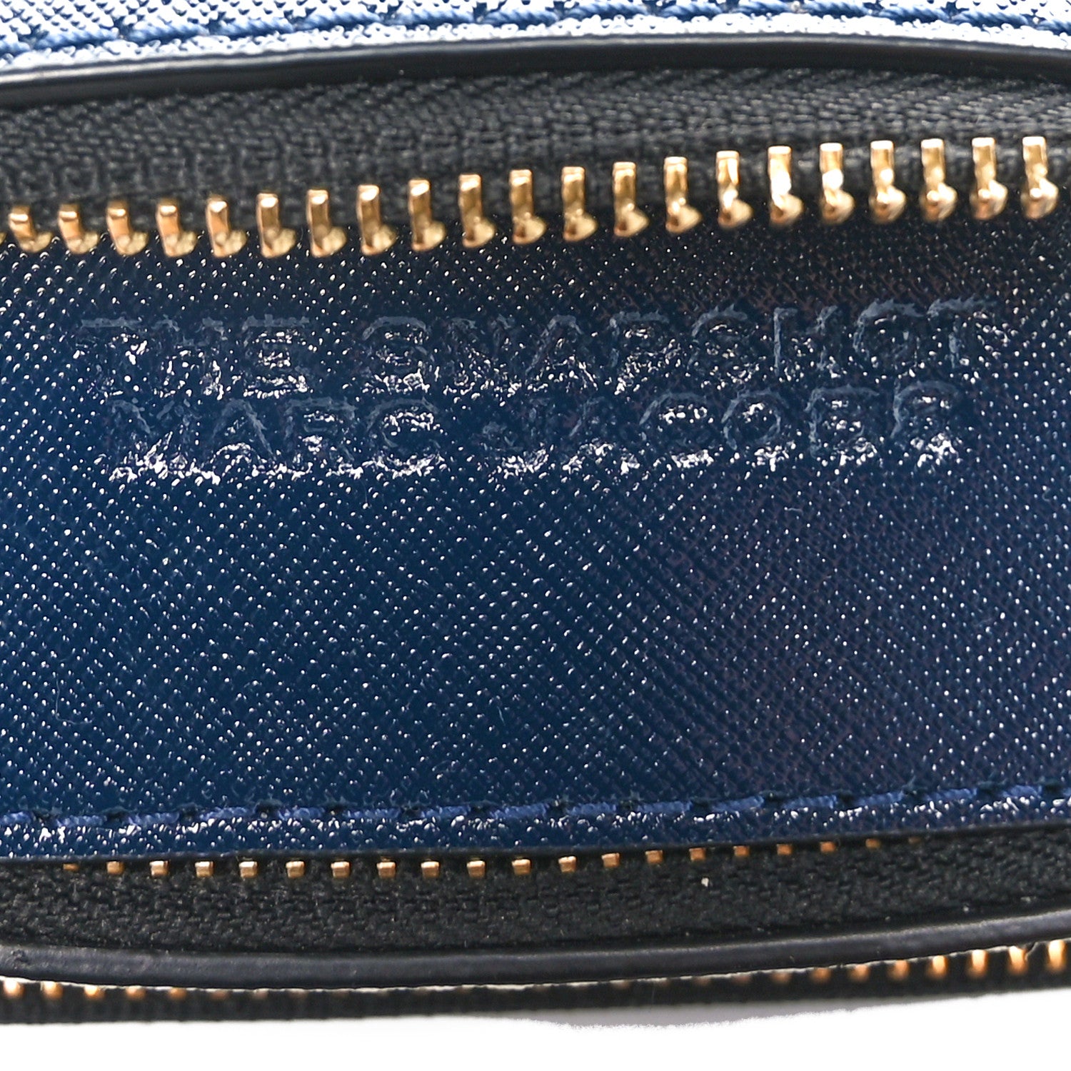 Marc Jacobs Metallic Saffiano Glitter Small Snapshot Camera Bag Blue Sea 6 of 9