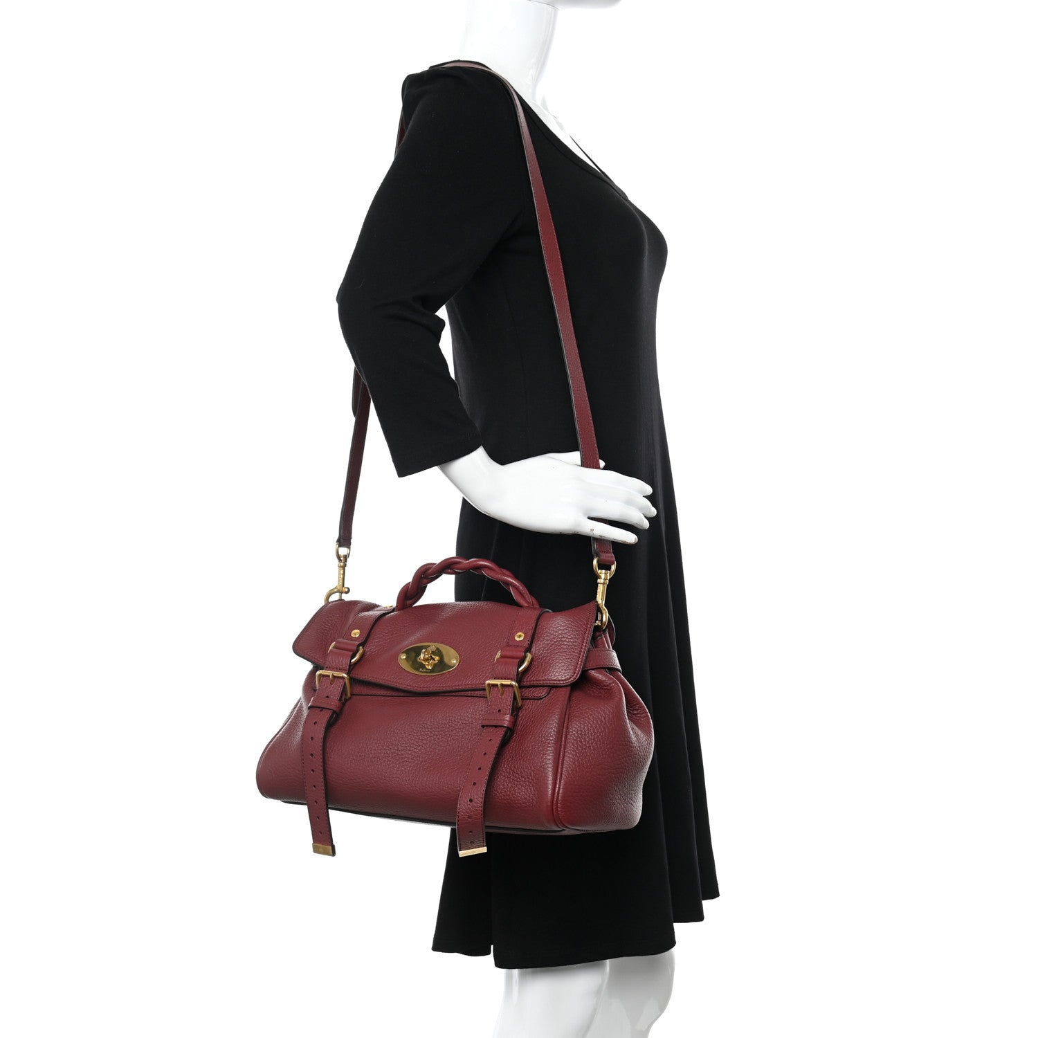 Mulberry Heavy Grain Medium Alexa Crimson 2 of 10