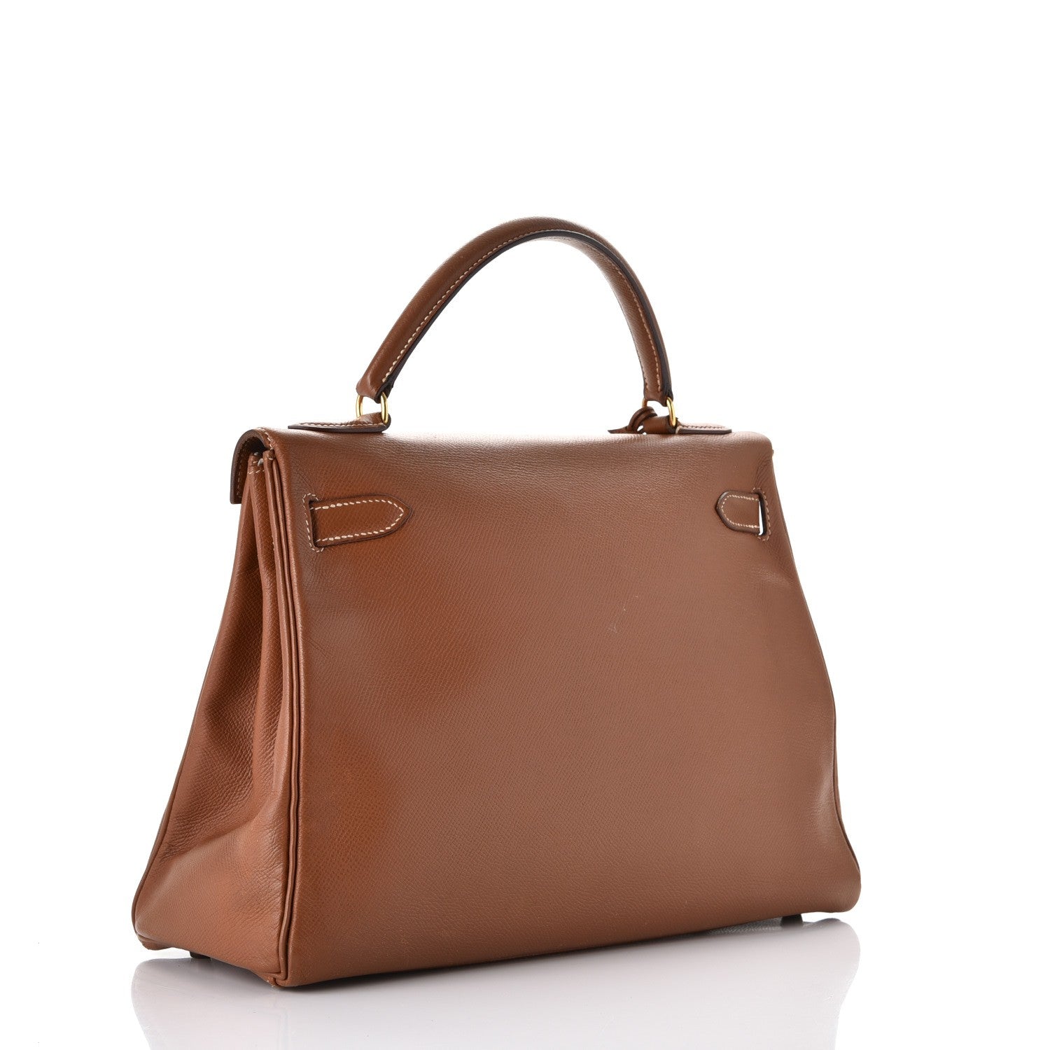 Hermes Courchevel Kelly Retourne 32 Gold 3 of 44