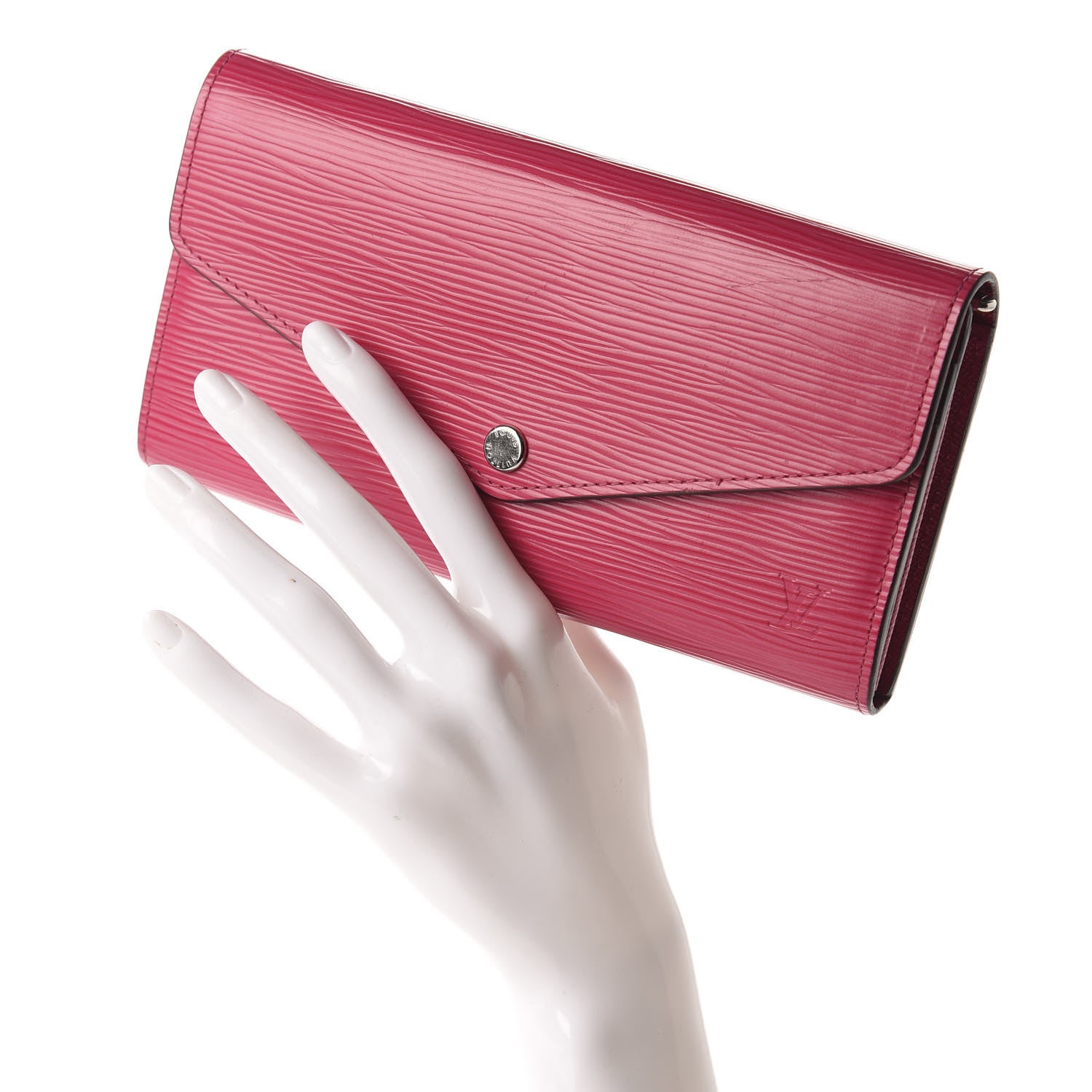 Louis Vuitton Epi Sarah Wallet NM Hot Pink 2 of 6