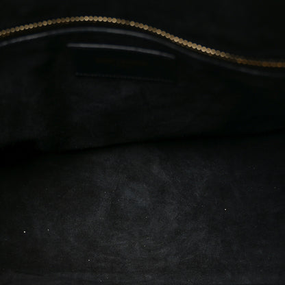 Saint Laurent Calfskin Classic Duffle 6 Black 5 of 10