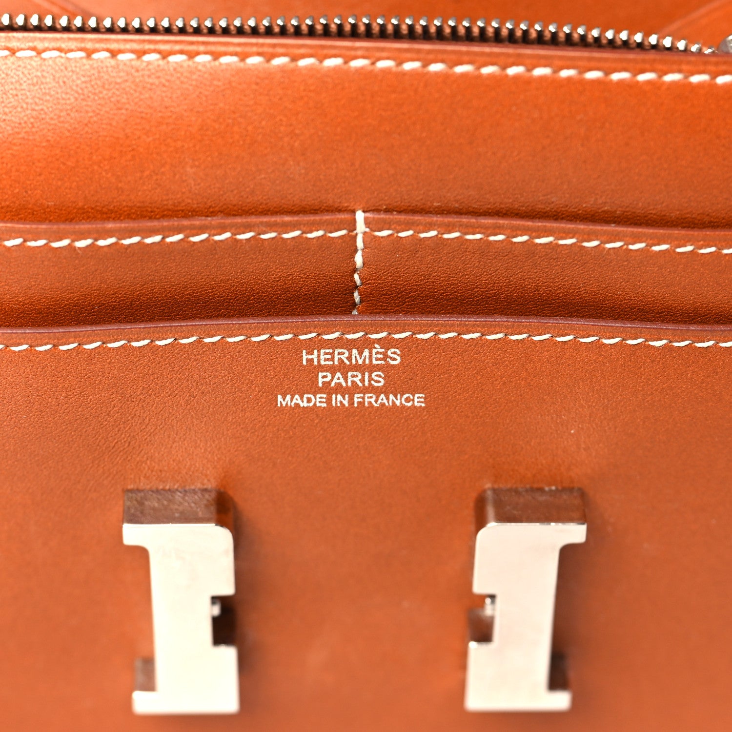 Hermes Barenia Constance Compact Passant Wallet Fauve 6 of 7