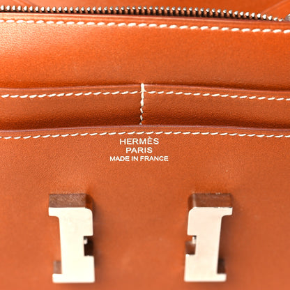 Hermes Barenia Constance Compact Passant Wallet Fauve 6 of 7