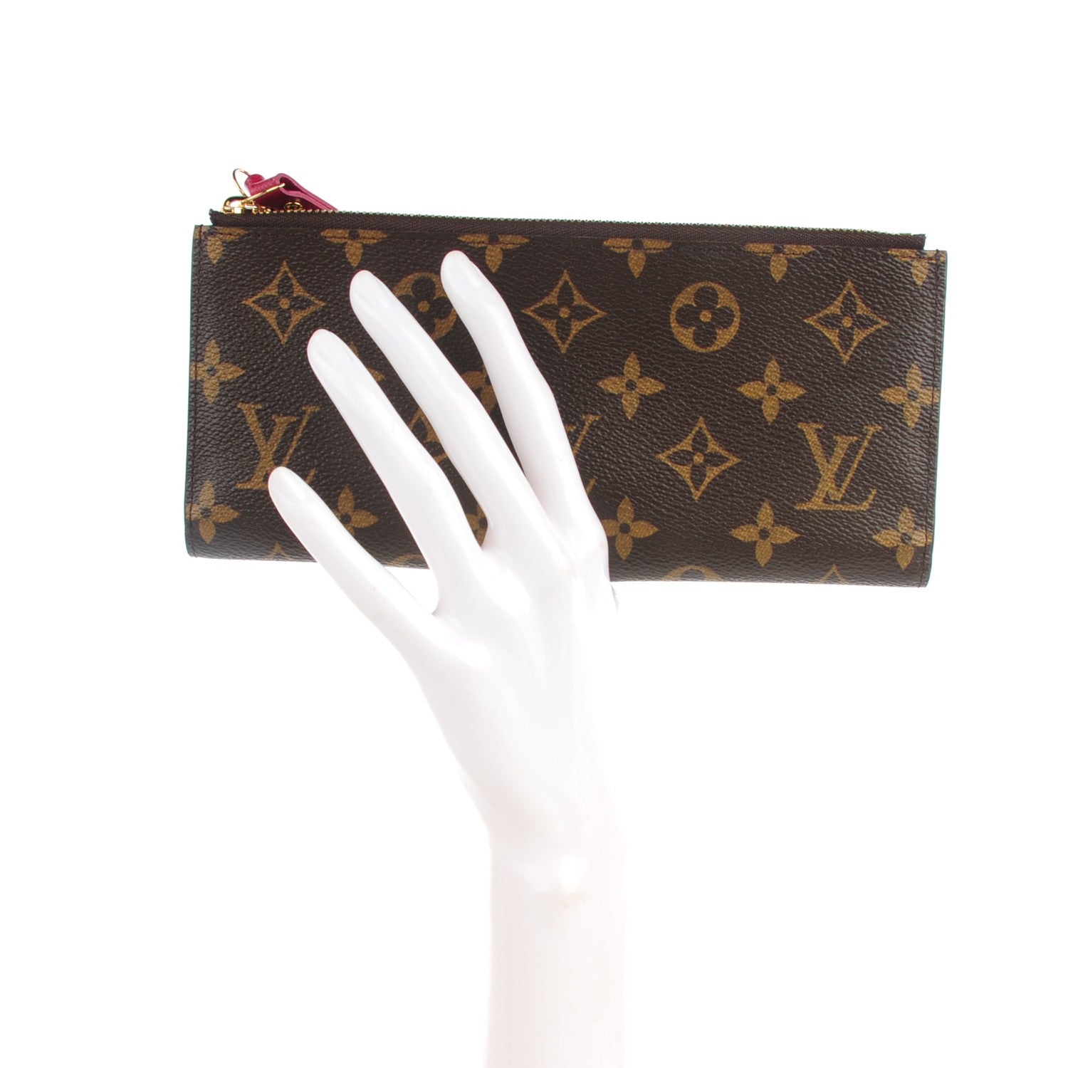 Louis Vuitton Monogram Adele Wallet Fuchsia 2 of 7