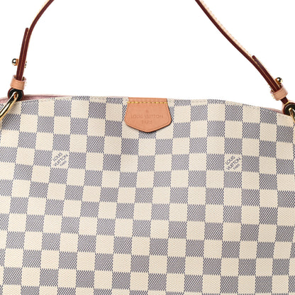Louis Vuitton Damier Azur Graceful PM Rose Ballerine 8 of 10