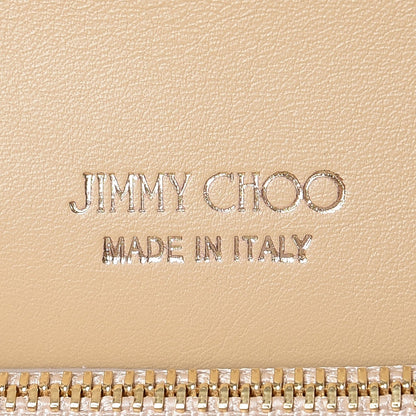 Jimmy Choo Patent Milla Wallet on Chain Nude 6 of 7