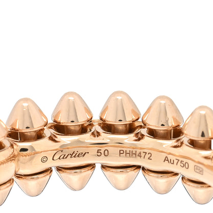 Cartier 18K Pink Gold SM Clash De Cartier Ring 50 5.5 4 of 5
