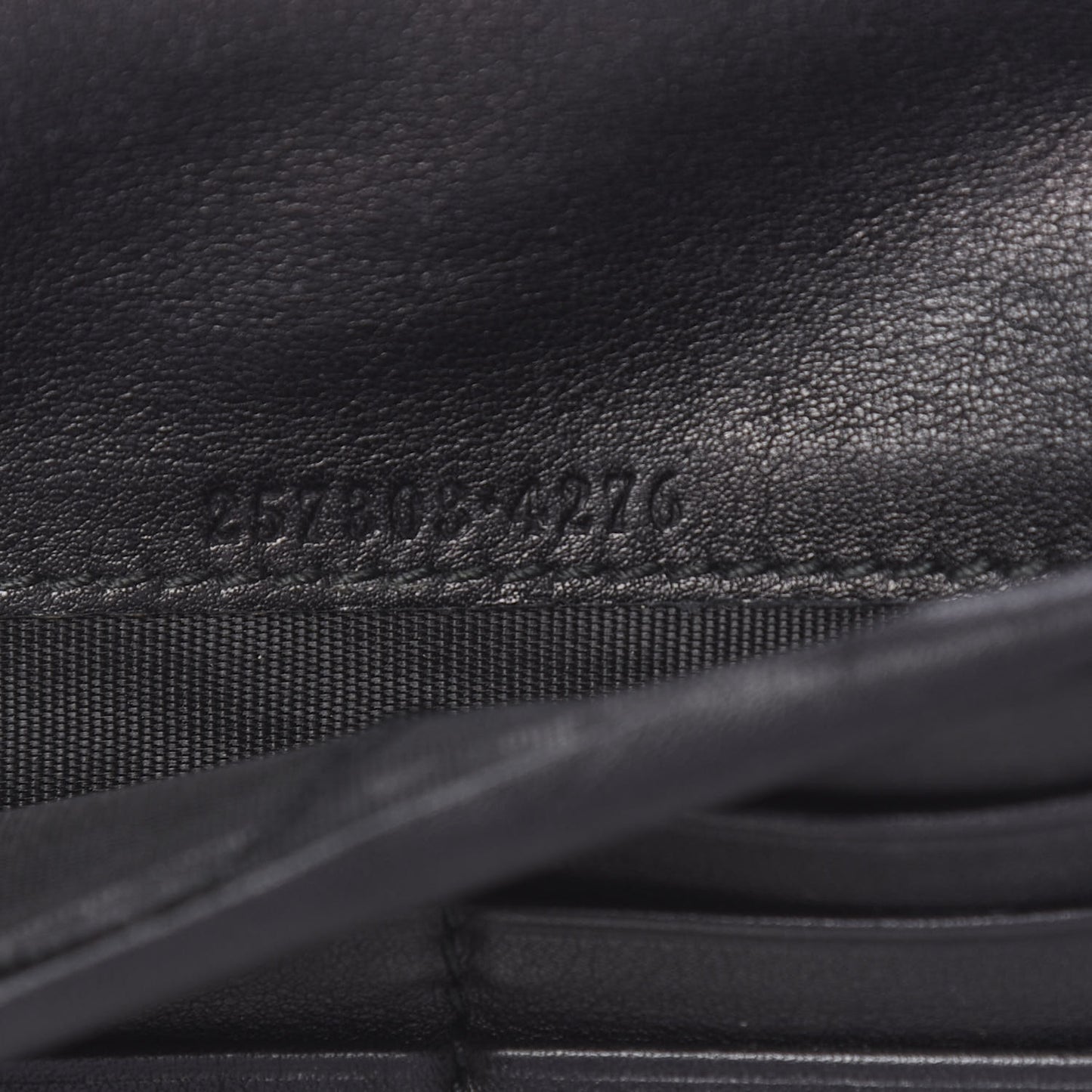 Guccissima Continental Flap Wallet Black