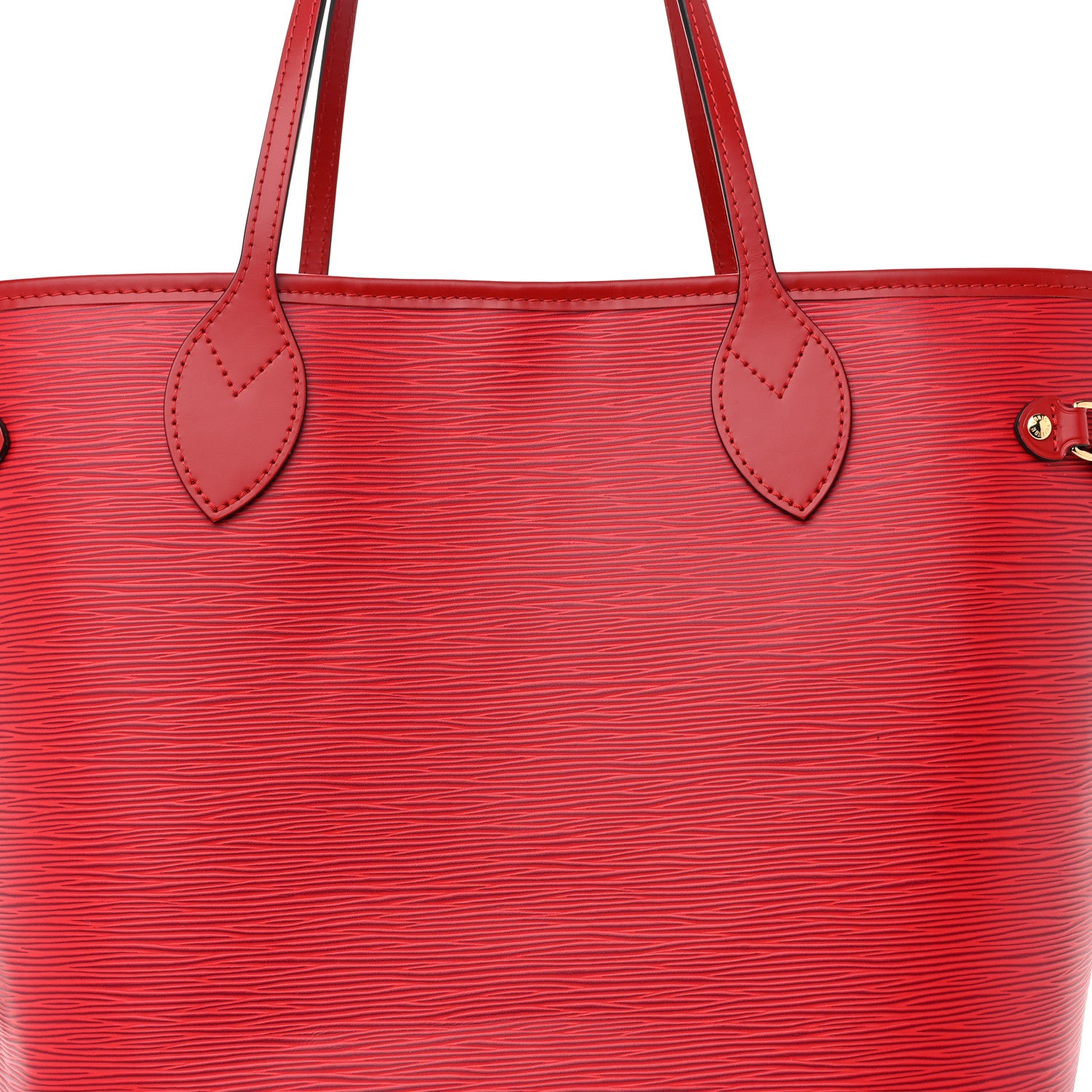 Louis Vuitton Epi Neverfull MM Castillan Red 8 of 10