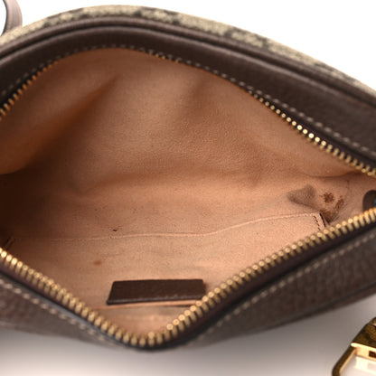 Gucci GG Supreme Monogram Web Mini Ophidia Shoulder Bag Brown 4 of 13