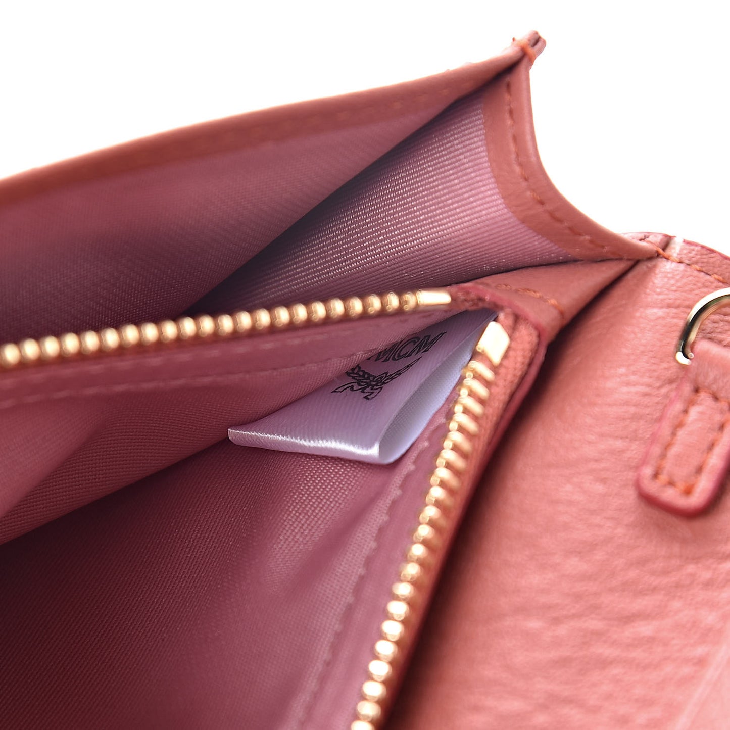 Calfskin Ottomar Large Klara Two Fold Wallet Cocoa
