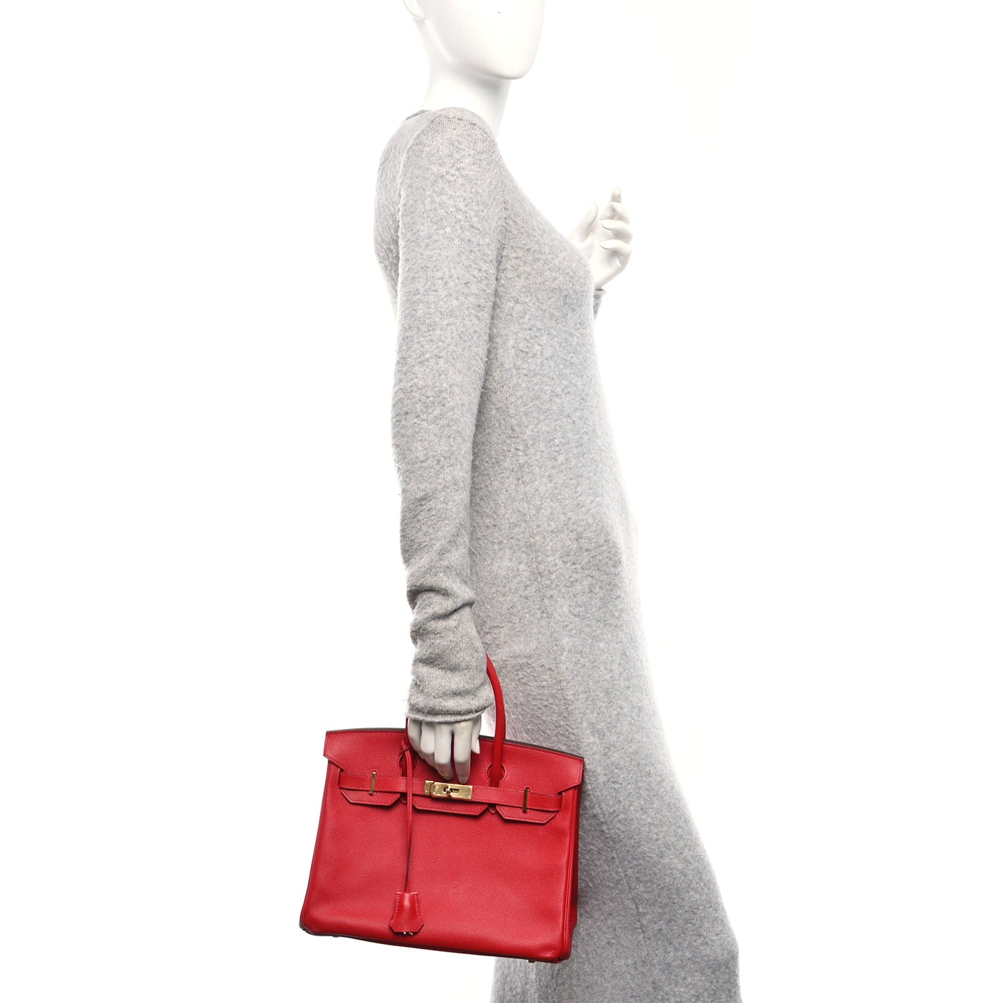 Epsom BIRKIN 30 Rouge Casaque