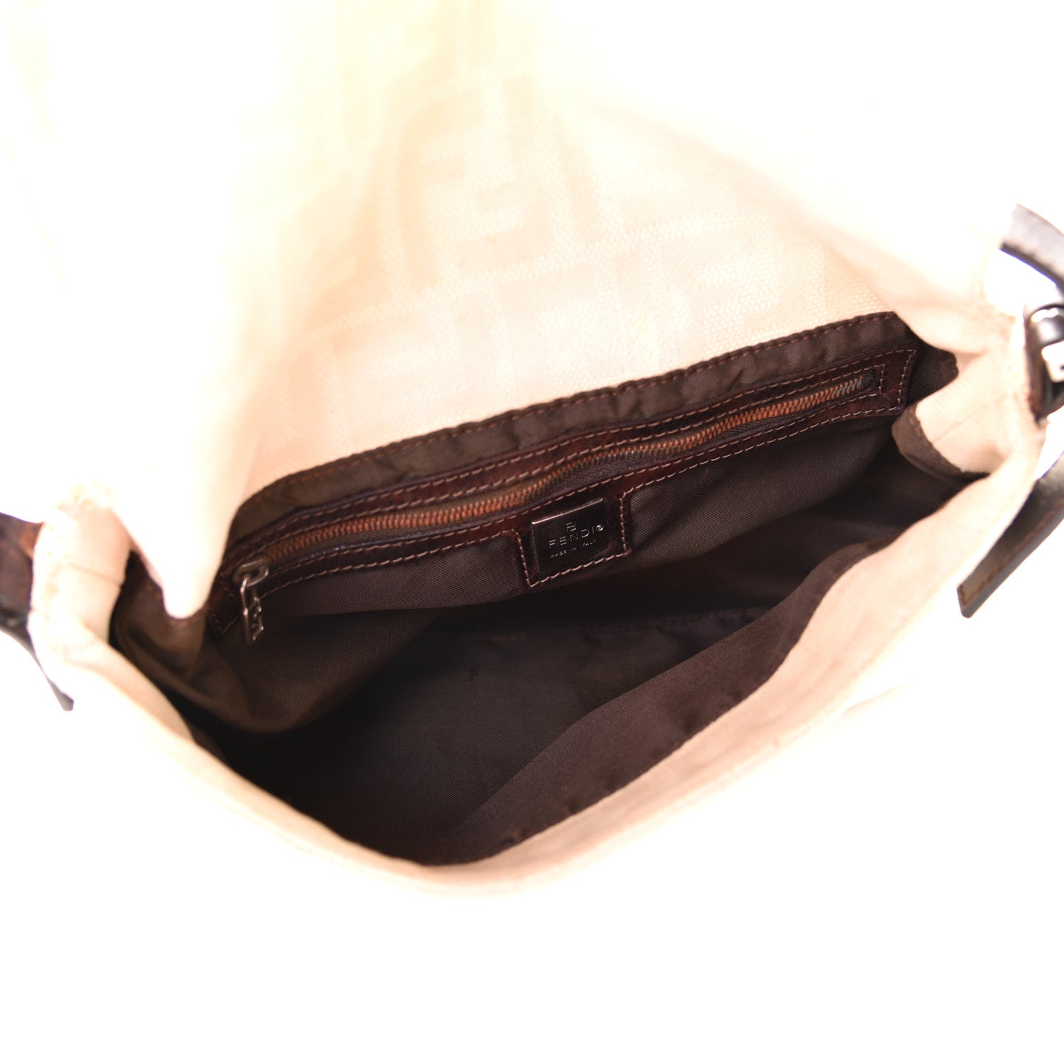 Fendi Zucca Mama Baguette Beige 4 of 5