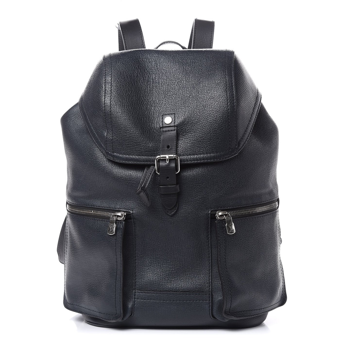 Utah Calfskin Canyon Backpack Blue Marine