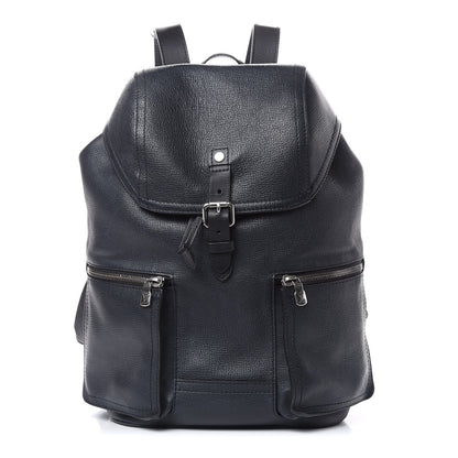 Louis Vuitton Utah Calfskin Canyon Backpack Blue Marine 1 of 9