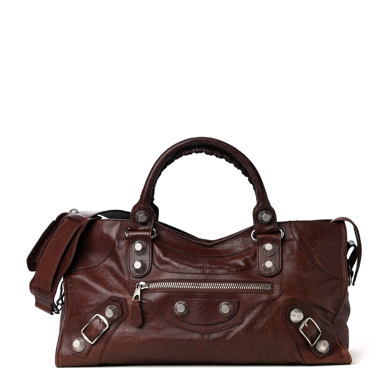 Balenciaga Agneau Giant 21 Silver Hardware Part Time Castagna 2 of 5