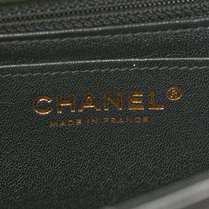 Chanel Lambskin Quilted Mini Rectangular Flap Black 6 of 11