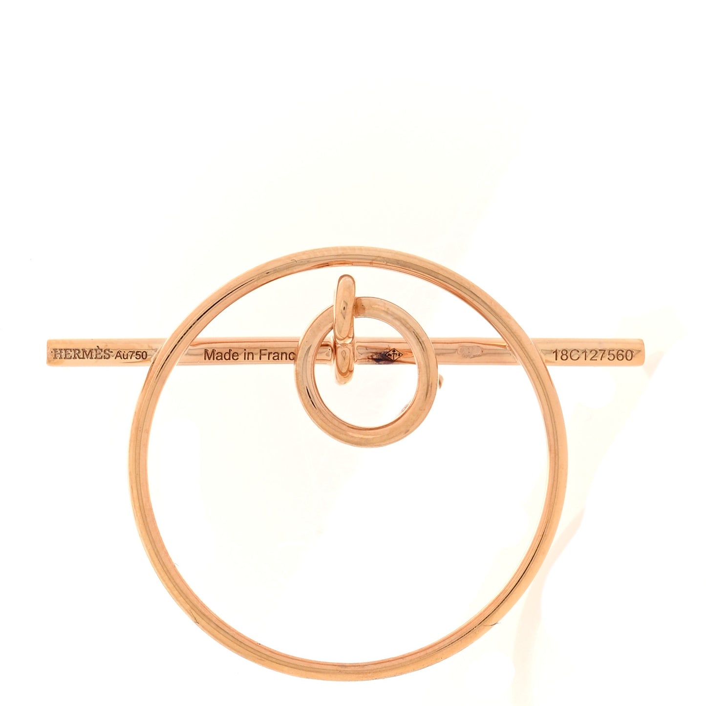 18K Rose Gold PM Loop Earrings