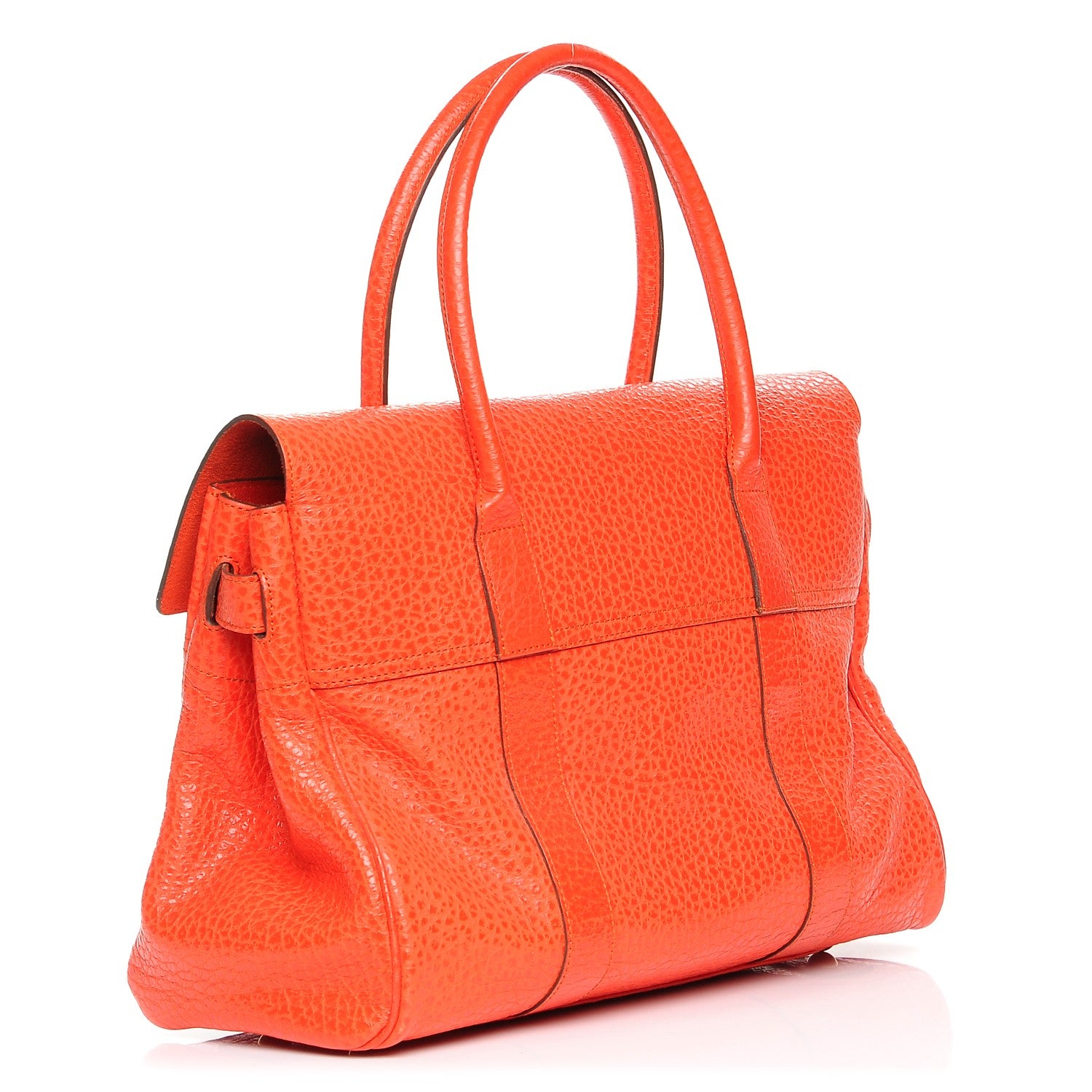 Mulberry Shiny Grain Bayswater Flame 3 of 9