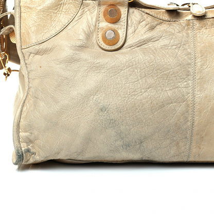 Balenciaga Goatskin Giant 21 Gold Hardware Part Time Natural 5 of 7