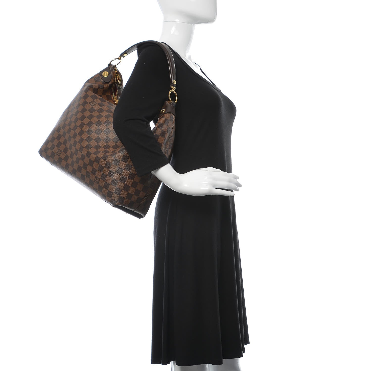 Louis Vuitton Damier Ebene Duomo Hobo 2 of 10