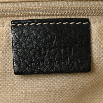 Gucci Calfskin Medium Sukey Top Handle Bag Black 5 of 9