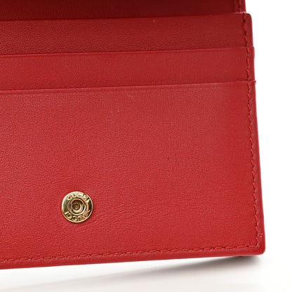 Gucci GG Supreme Monogram Blooms Card Case Beige Blue Navy Hibiscus Red 10 of 12