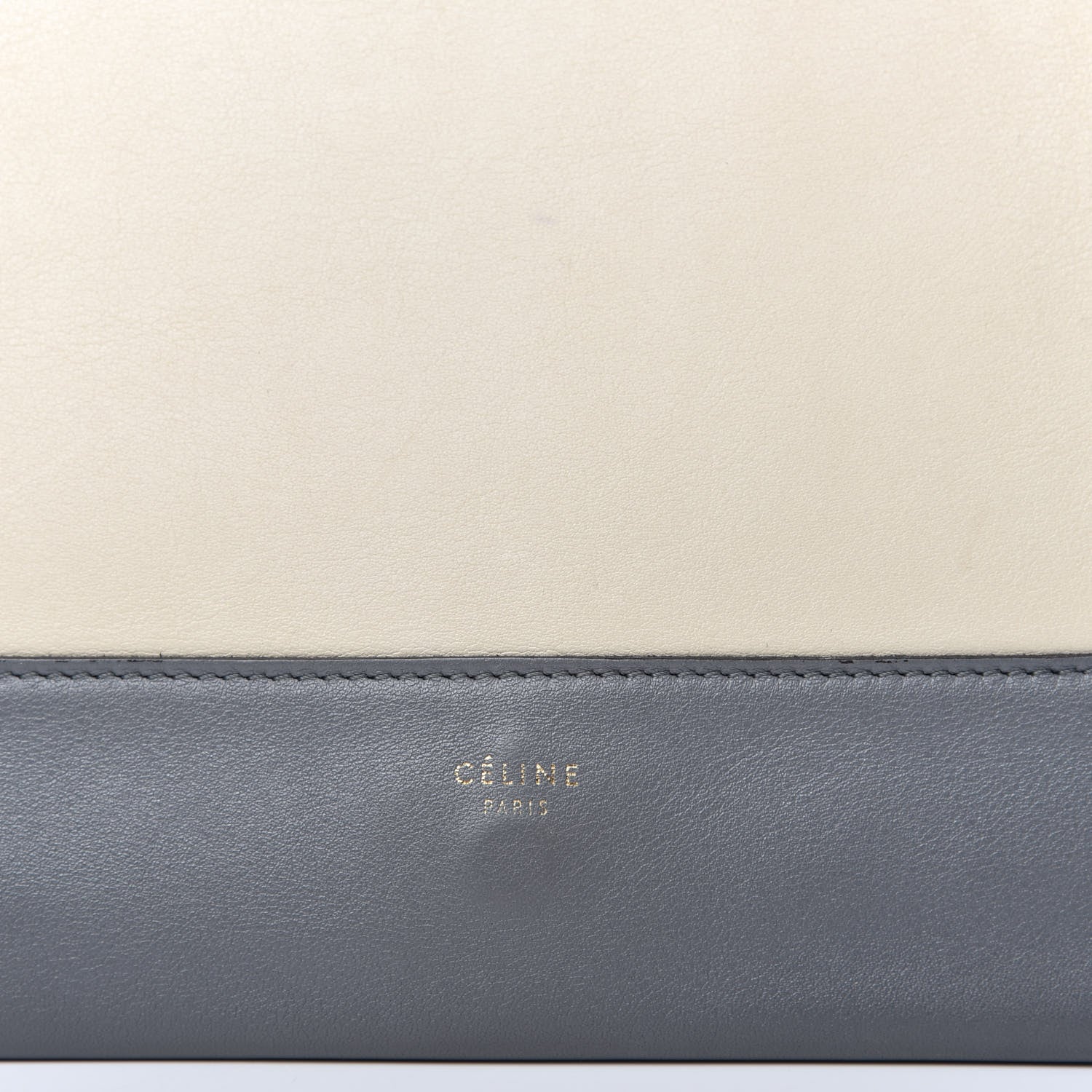 Celine Shiny Smooth Calfskin Medium Frame Shoulder Bag Grey Storm 8 of 11