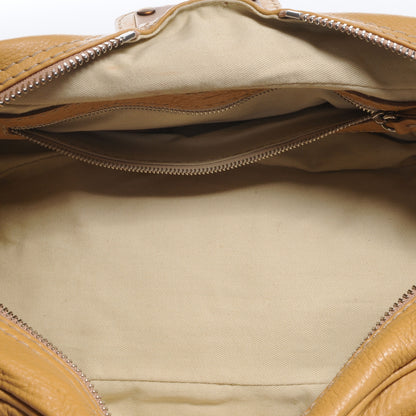 Chloe Leather Paddington Double Zipped Bowler Tan 5 of 8