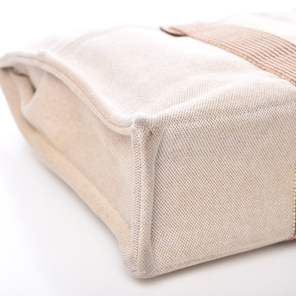 Hermes Canvas Fourre Tout MM Brown 9 of 18