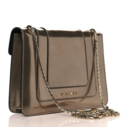 Bulgari Metallic Calfskin Serpenti Forever Crossbody Bag Bronze 3 of 9