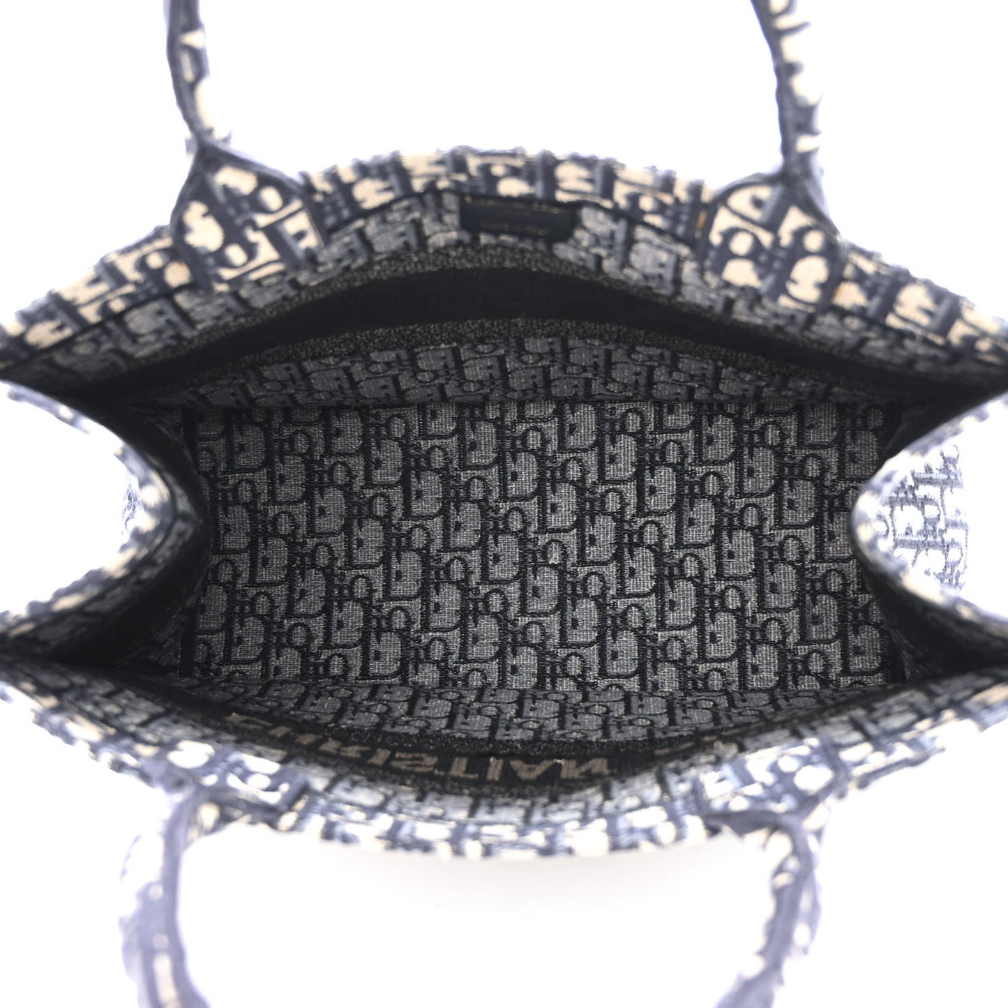 Oblique Medium Book Tote Blue Multicolor