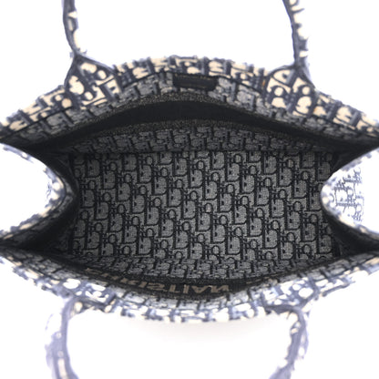 Christian Dior Oblique Medium Book Tote Blue Multicolor 5 of 14